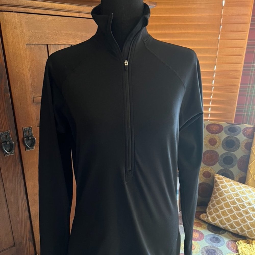 Nike Pro Dri-Fit Black Half Zip Pullover Size Large